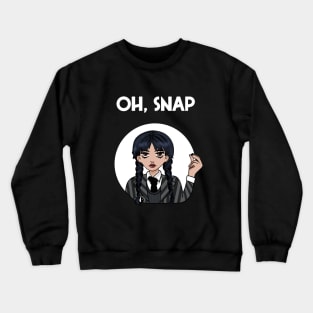 Wednesday Addams  - Oh Snap Crewneck Sweatshirt